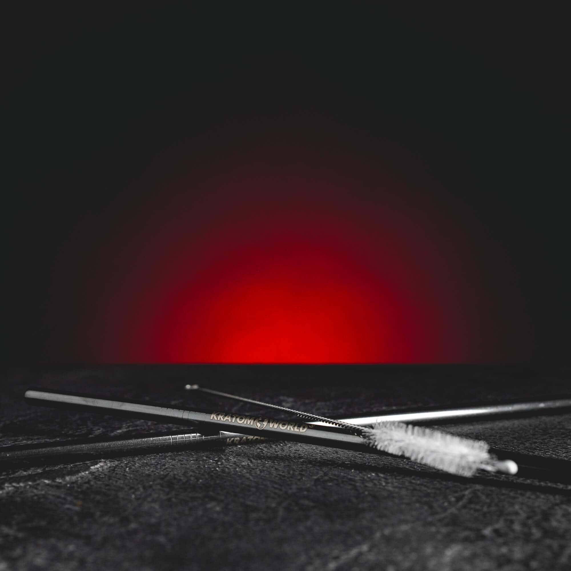 Kratom World metallstroh straw metal kratom maca moringa extrakt drink kratom world green