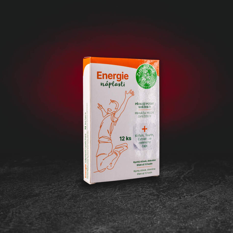 Funktionelle Energie Pflaster 12 Stk. – Pflaster mit Koffein, Taurin, Grüntee und B-Vitaminen Parches Funcionales Energía 12 uds. – parches con cafeína, taurina, té verde y vitaminas B Functionele Energie Pleisters 12 st. – pleisters met cafeïne, taurine, groene thee en B-vitaminen