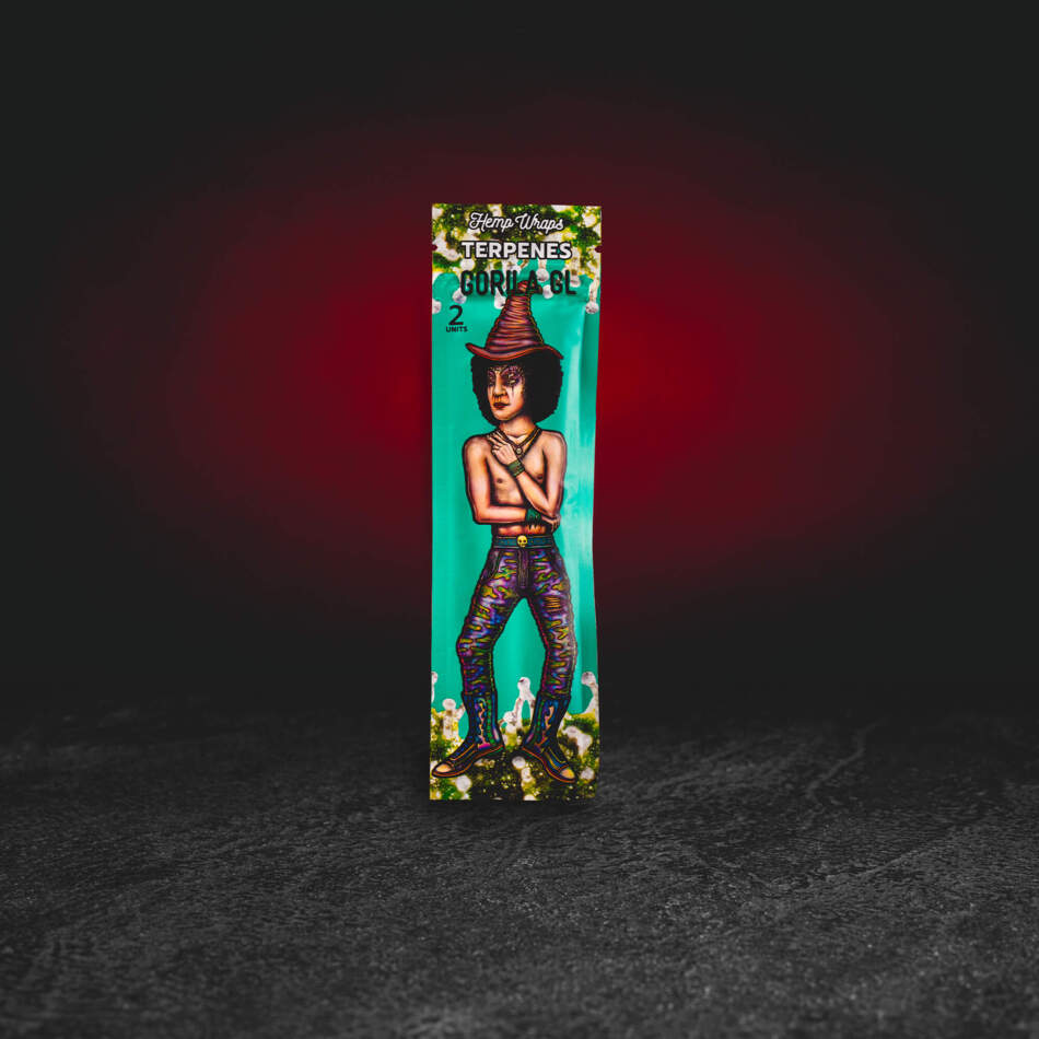 Lion Rolling Circus Hemp Wrap Gorilla Glue 2 Stk. – Hanf-Blunt-Wrap mit Terpenen und charakteristischem Gorilla-Glue-Aroma hennep blunt wraps met terpenen in de varianten