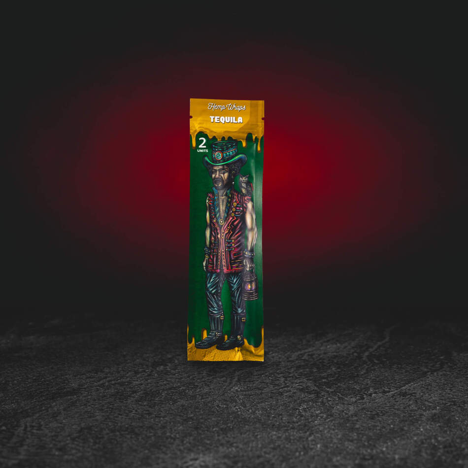 Lion Rolling Circus Hemp Wrap Tequila 2 Stk. – Hanf-Blunt-Wrap mit Terpenen und von Tequila inspiriertem Aroma hennep blunt wraps met terpenen in de varianten