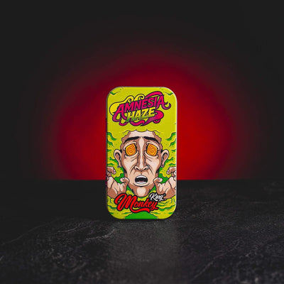 Kratom World Monkey King Box Blechdose Blechdose Metall Metall Kratomworld Verkauf Amnesia Haze