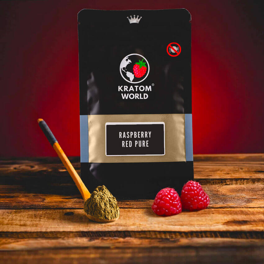 Red Pure Kratom – roter Kratom aus Indonesien für tiefe Entspannung und Balance, feines Pulver für Sammlerzwecke, erhältlich bei Kratom World