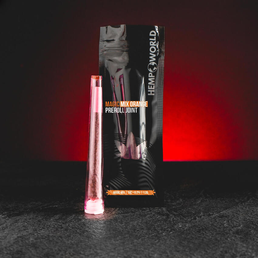 Kratom World Magic Mix Preroll Joint Sale Kratom Magic Cannabinoid orange