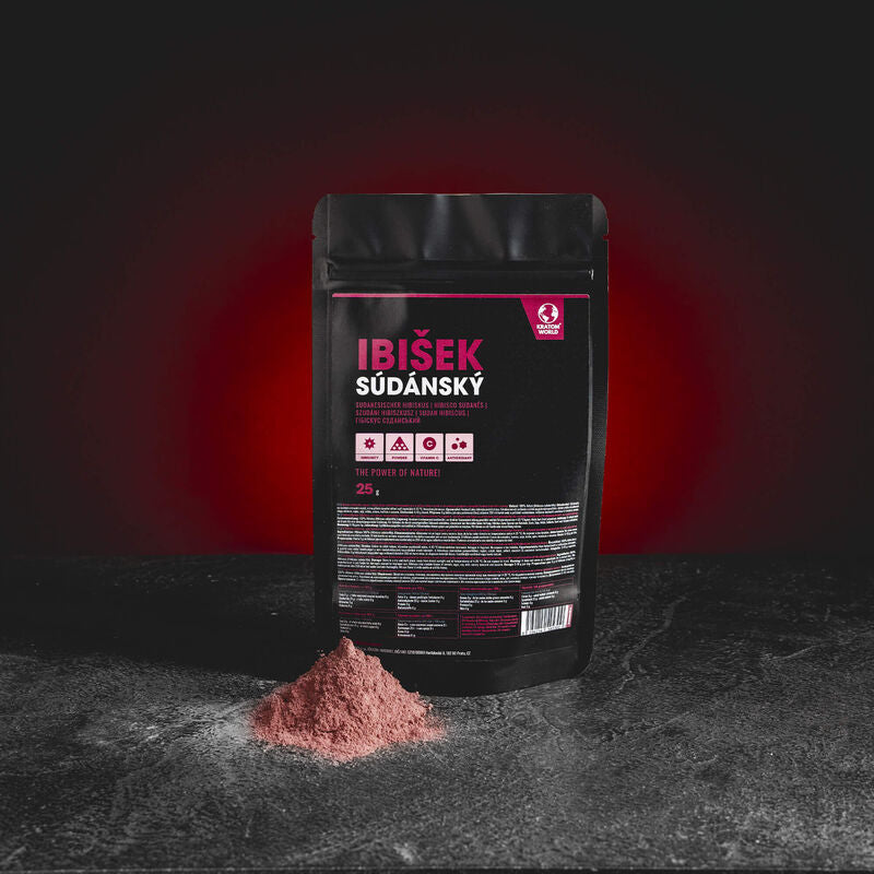 Sudan Hibiscus Flower Pulver