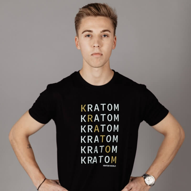 kratom welt herren t-shirt kratom kleidung